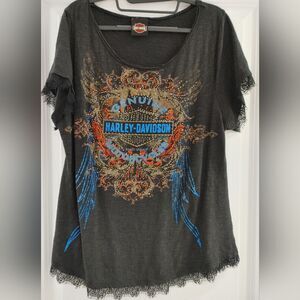 Women's Harley Davidson Blouse Size XL